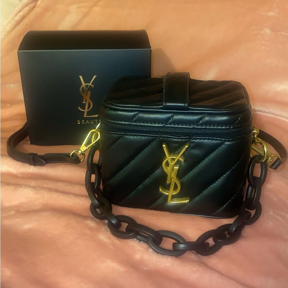 YSL Beaute vanity prestige bag in black- GWP